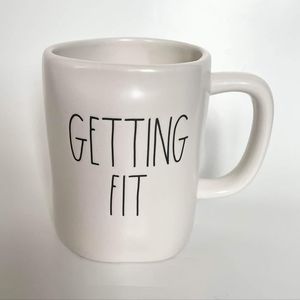 NEW Rae Dunn GETTING FIT Mug